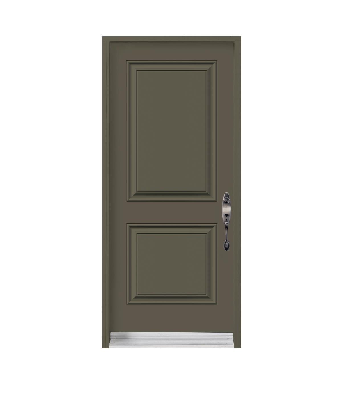 brown door